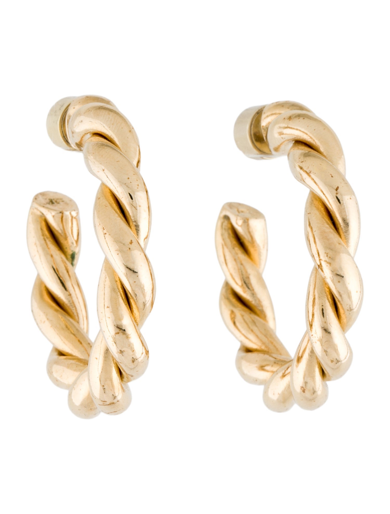 Jennifer Fisher Twisted Lilly Mini Hoops