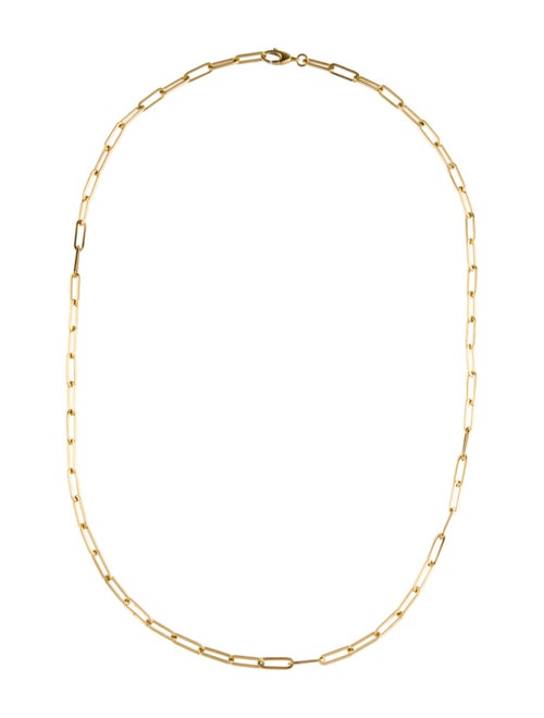 Jennifer Fisher 14K Paperclip Link Necklace