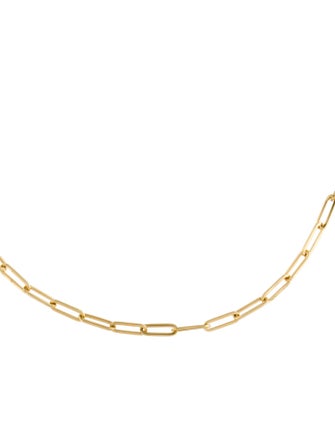 Jennifer Fisher 14K Paperclip Link Necklace