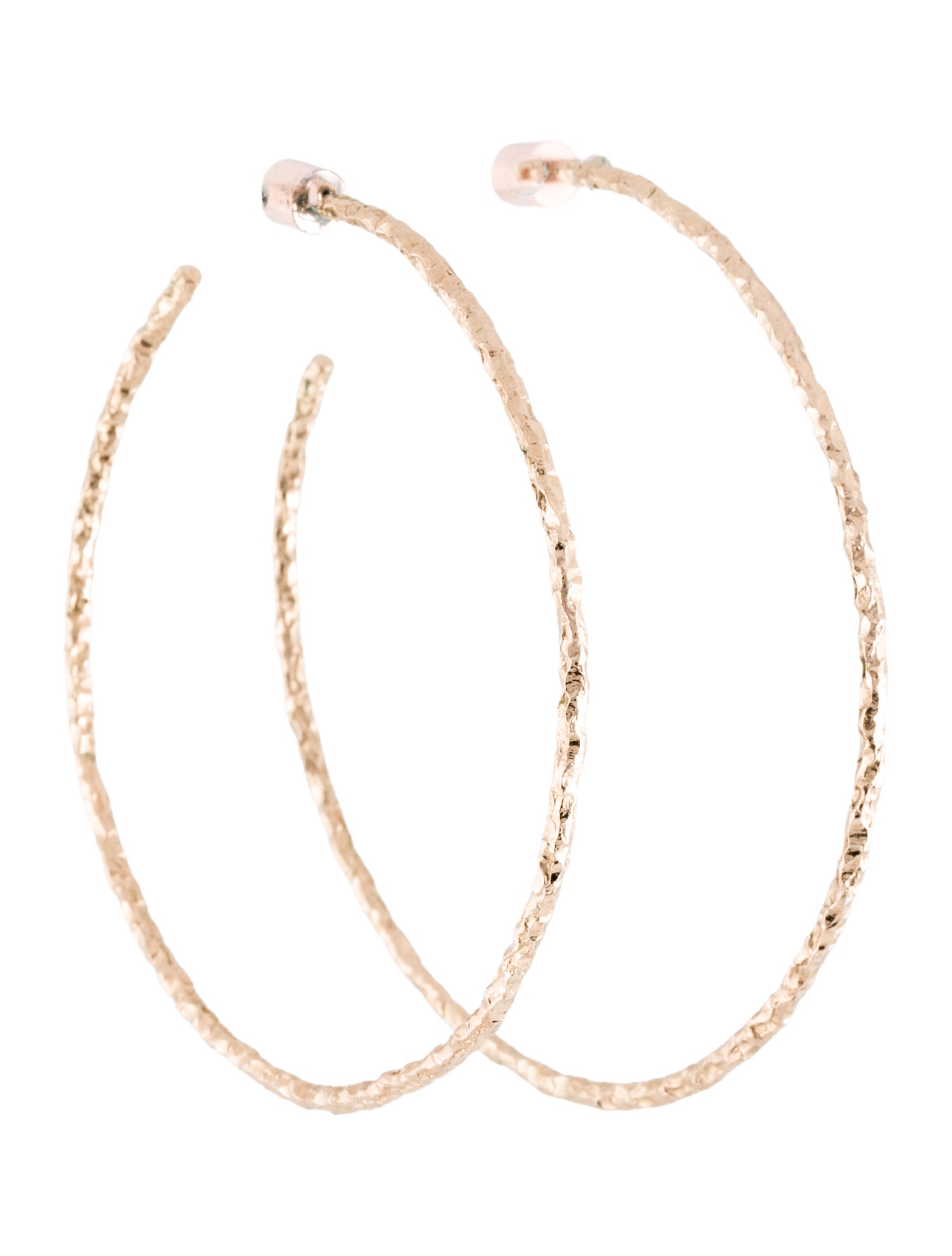 Jennifer Fisher Large Hammered Hoop Earrings