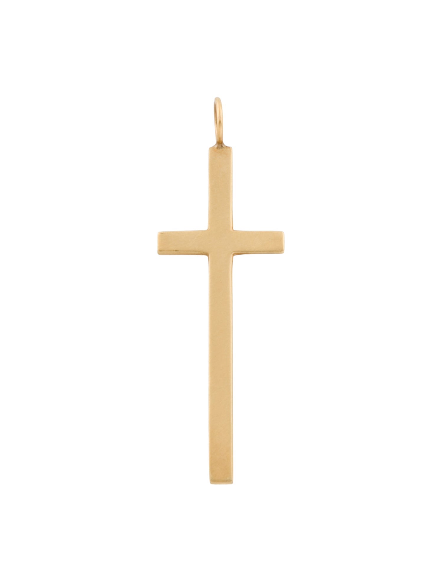 Jennifer Fisher 18K Elongated Cross Pendant