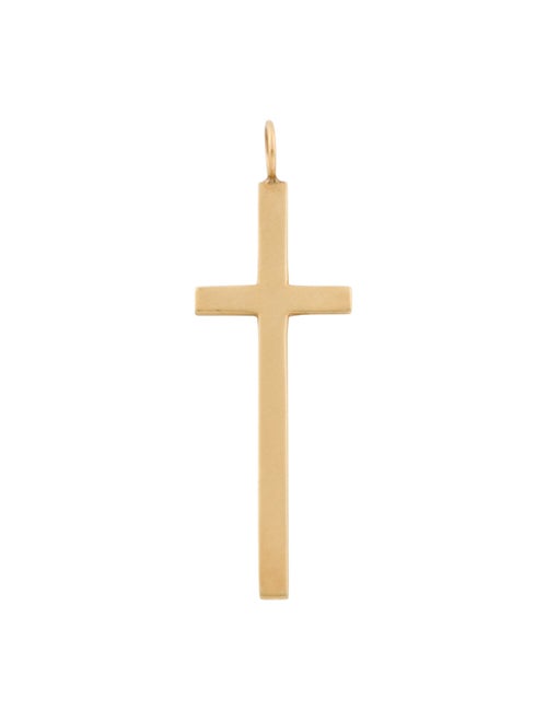 Jennifer Fisher 18K Elongated Cross Pendant