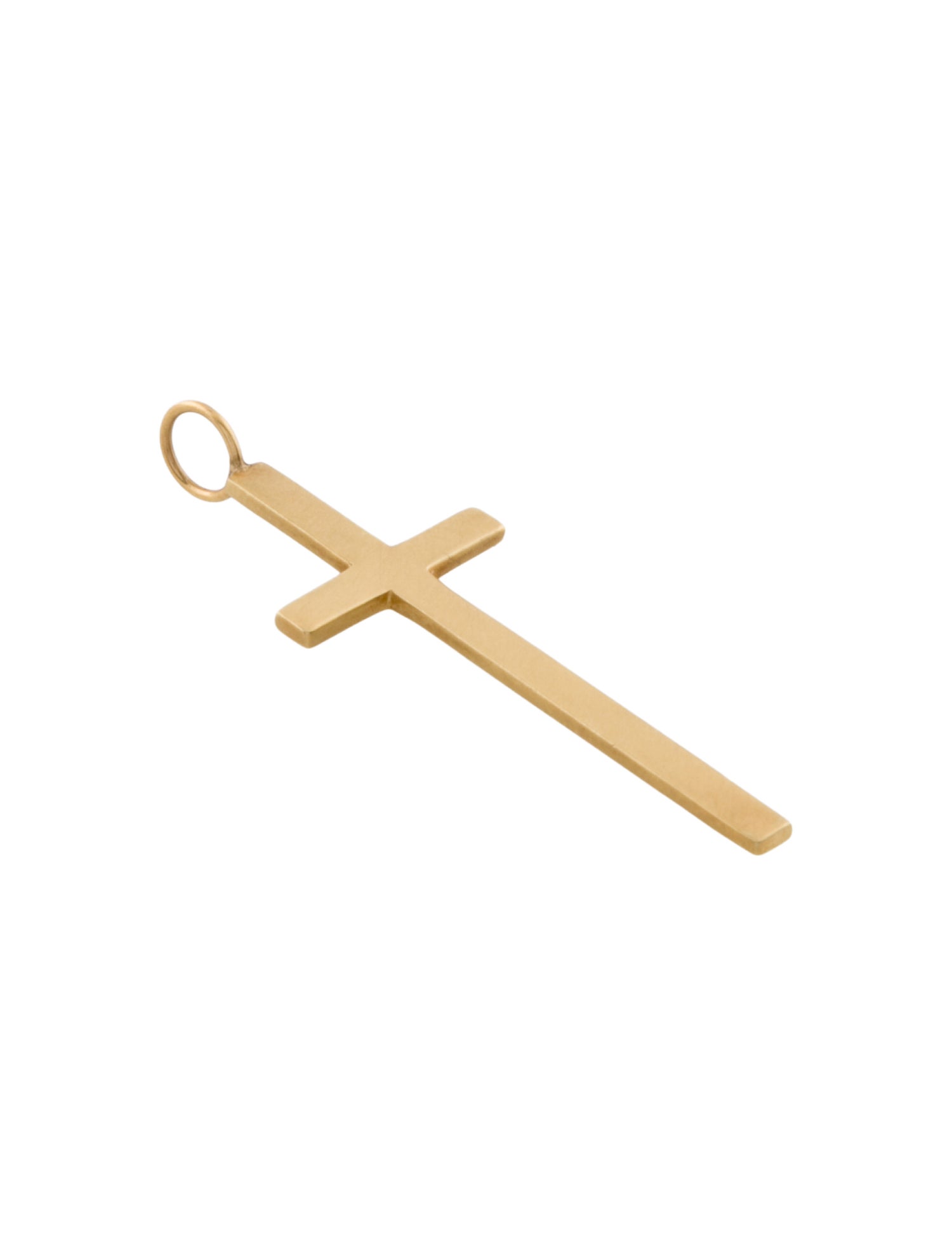 Jennifer Fisher 18K Elongated Cross Pendant