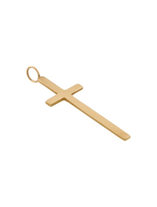 Jennifer Fisher 18K Elongated Cross Pendant