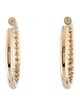Jennifer Fisher Semi Textured Hoop Earrings