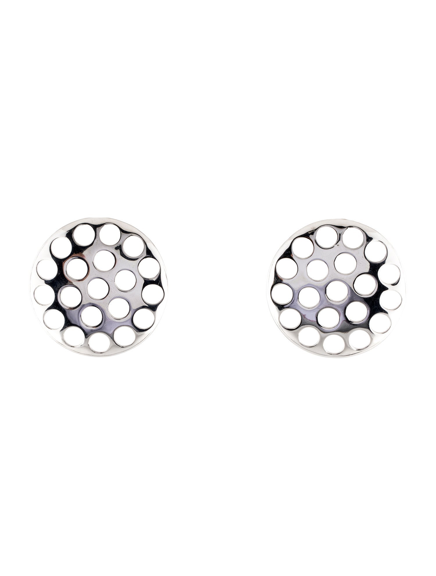 Jennifer Fisher Polka Dot Circle Drop Earrings
