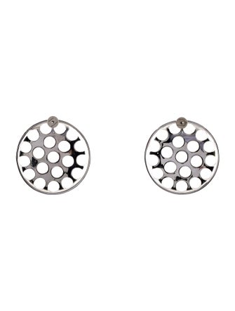 Jennifer Fisher Polka Dot Circle Drop Earrings