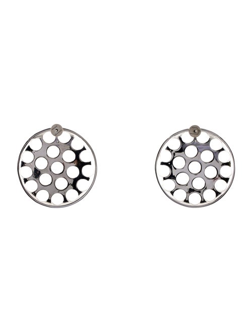 Jennifer Fisher Polka Dot Circle Drop Earrings