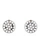 Jennifer Fisher Polka Dot Circle Drop Earrings