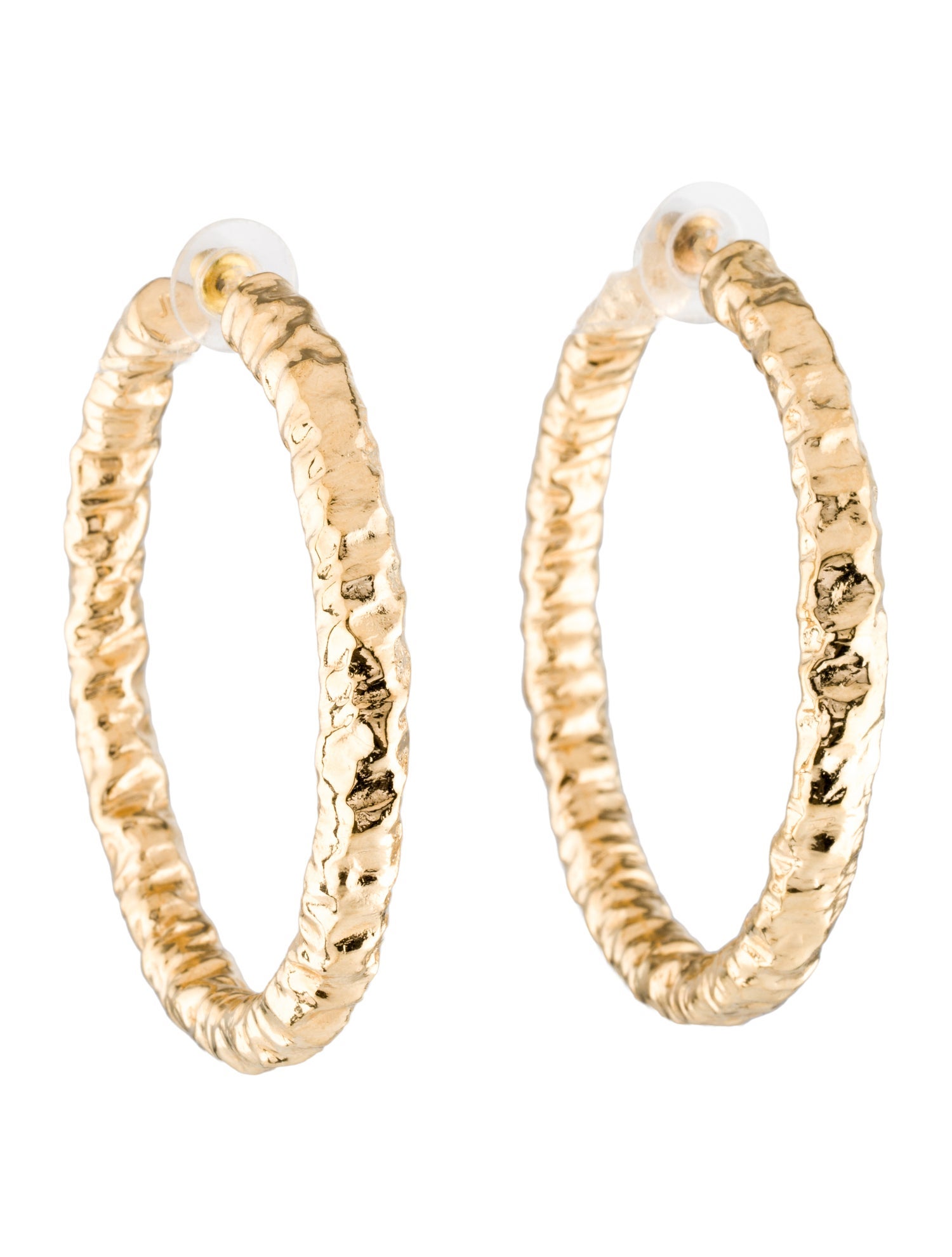 Jennifer Fisher Petite Maeve Textured Hoop Earrings
