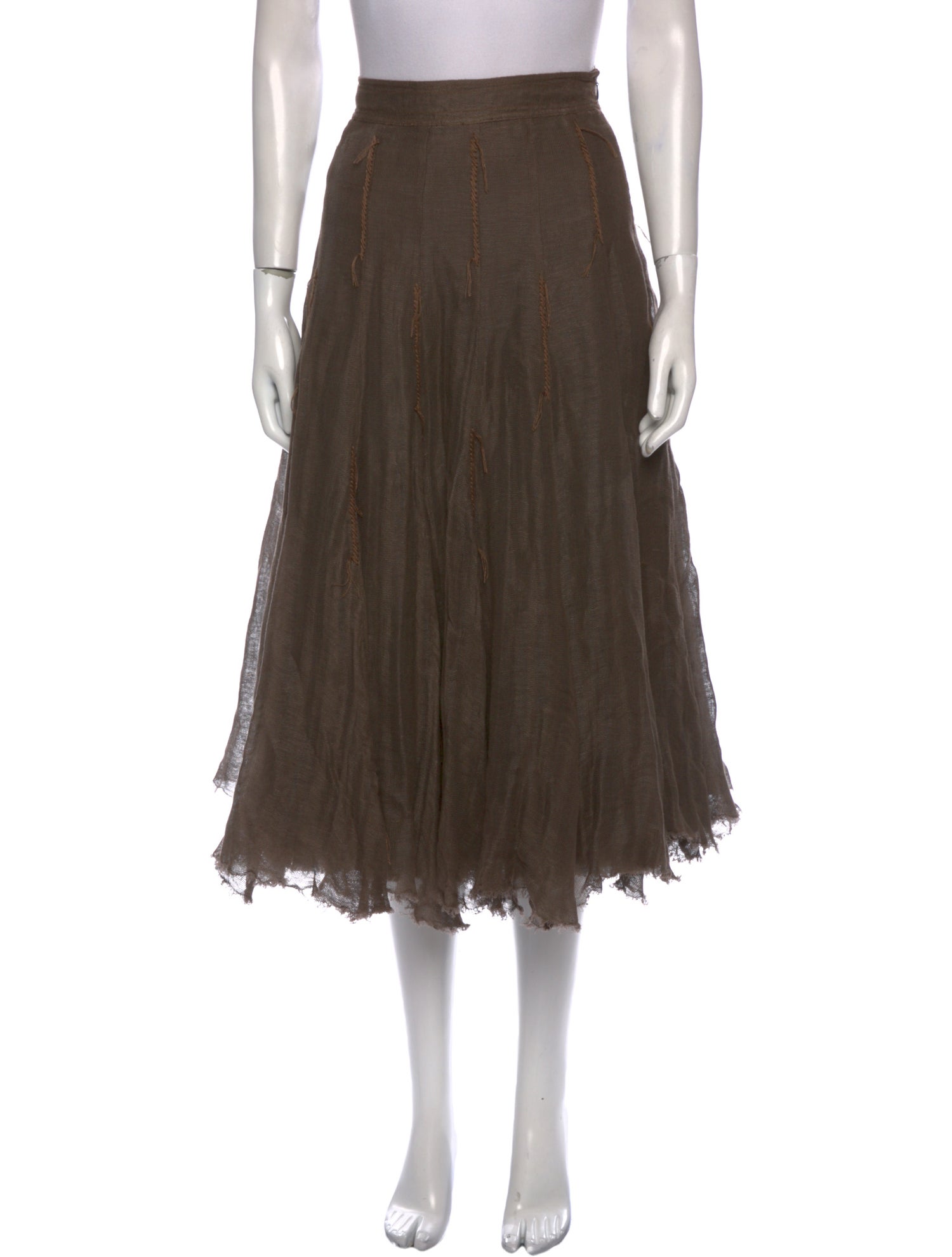 Jarbo Linen Midi Length Skirt w/ Tags