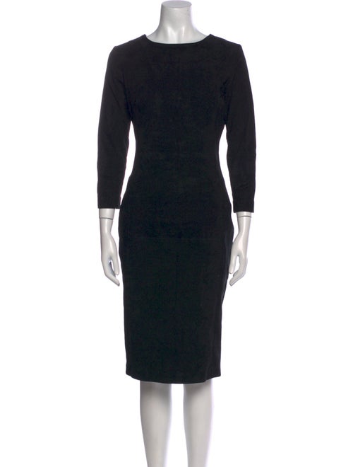 Jarbo Bateau Neckline Midi Length Dress