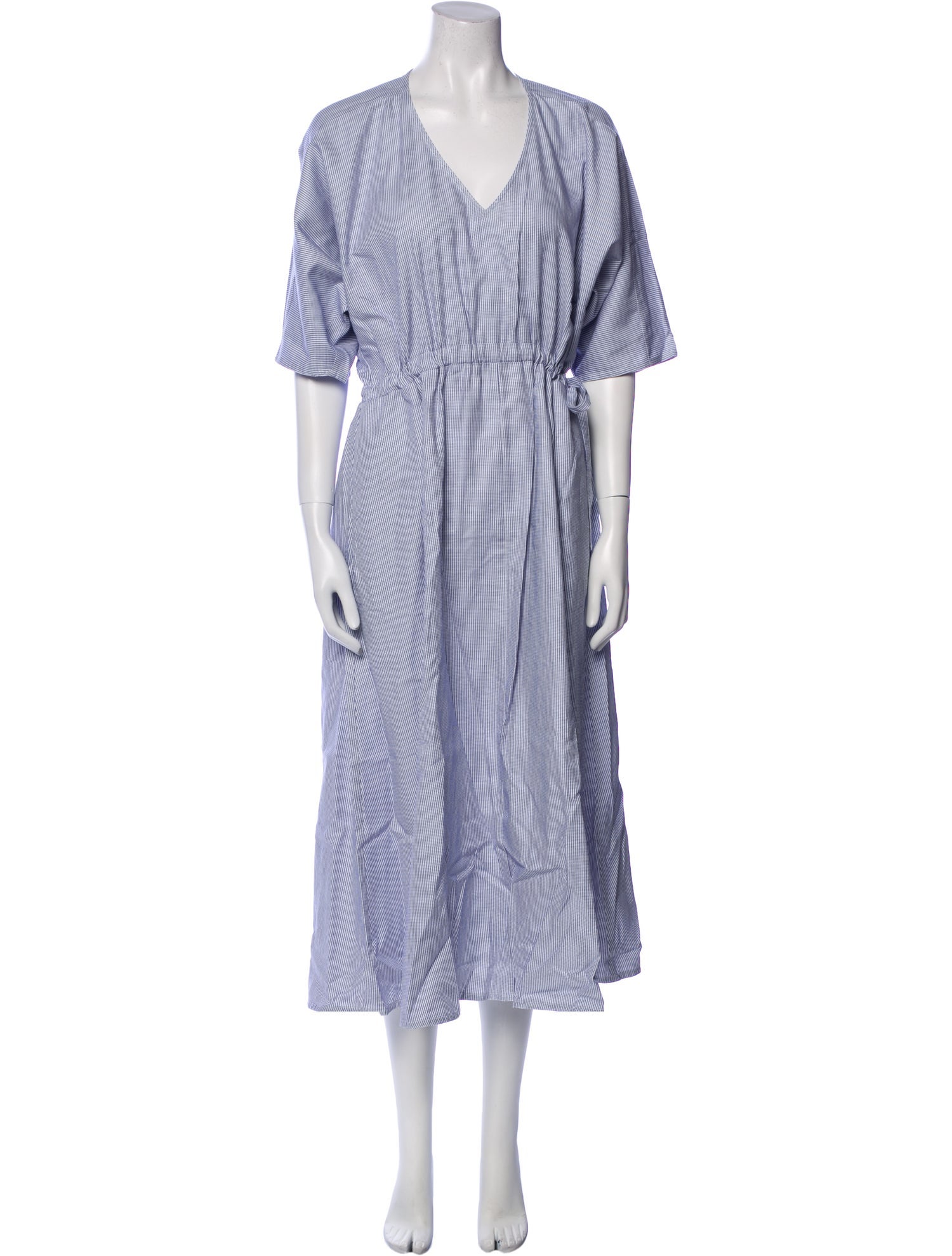 Jarbo Striped Midi Length Dress