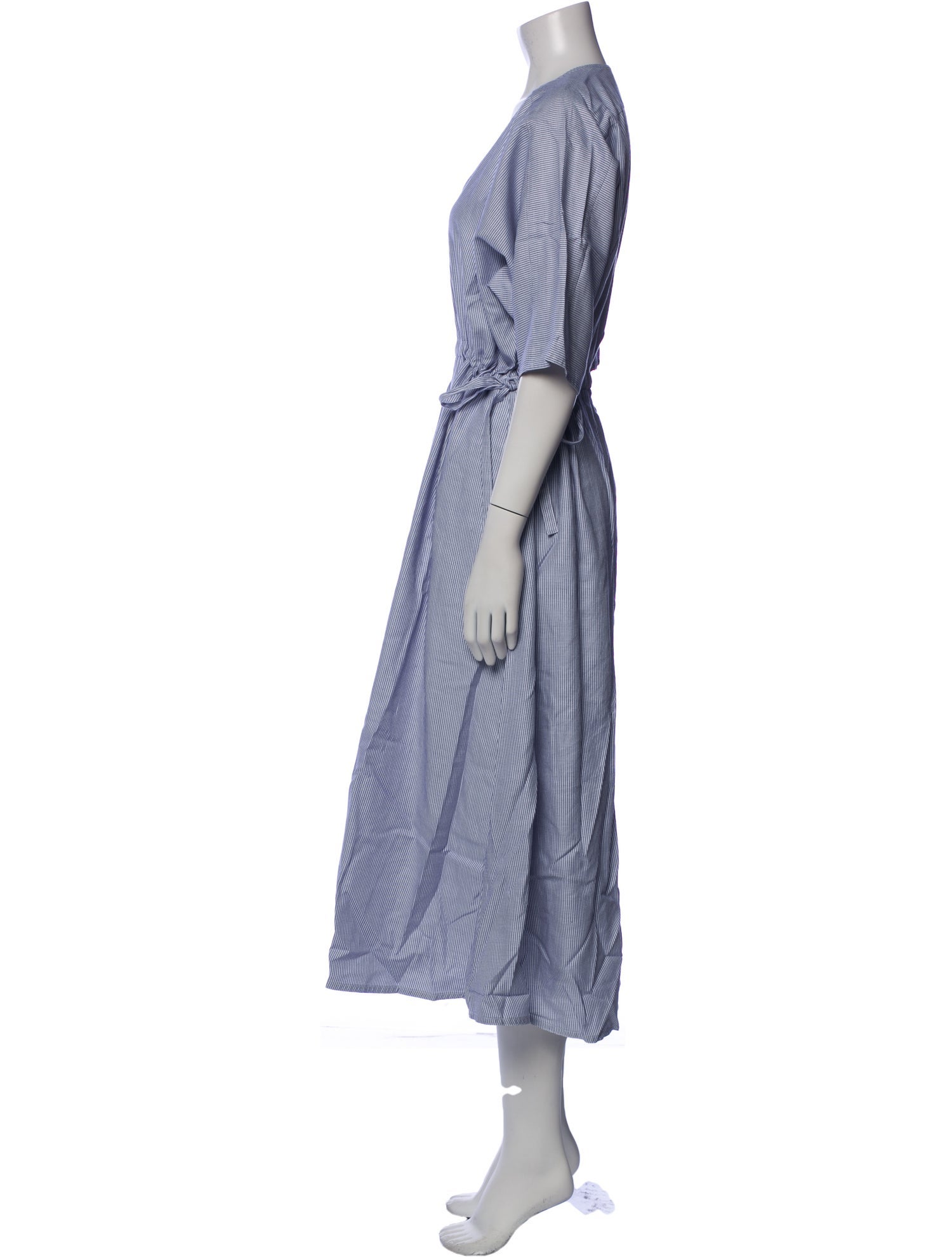 Jarbo Striped Midi Length Dress