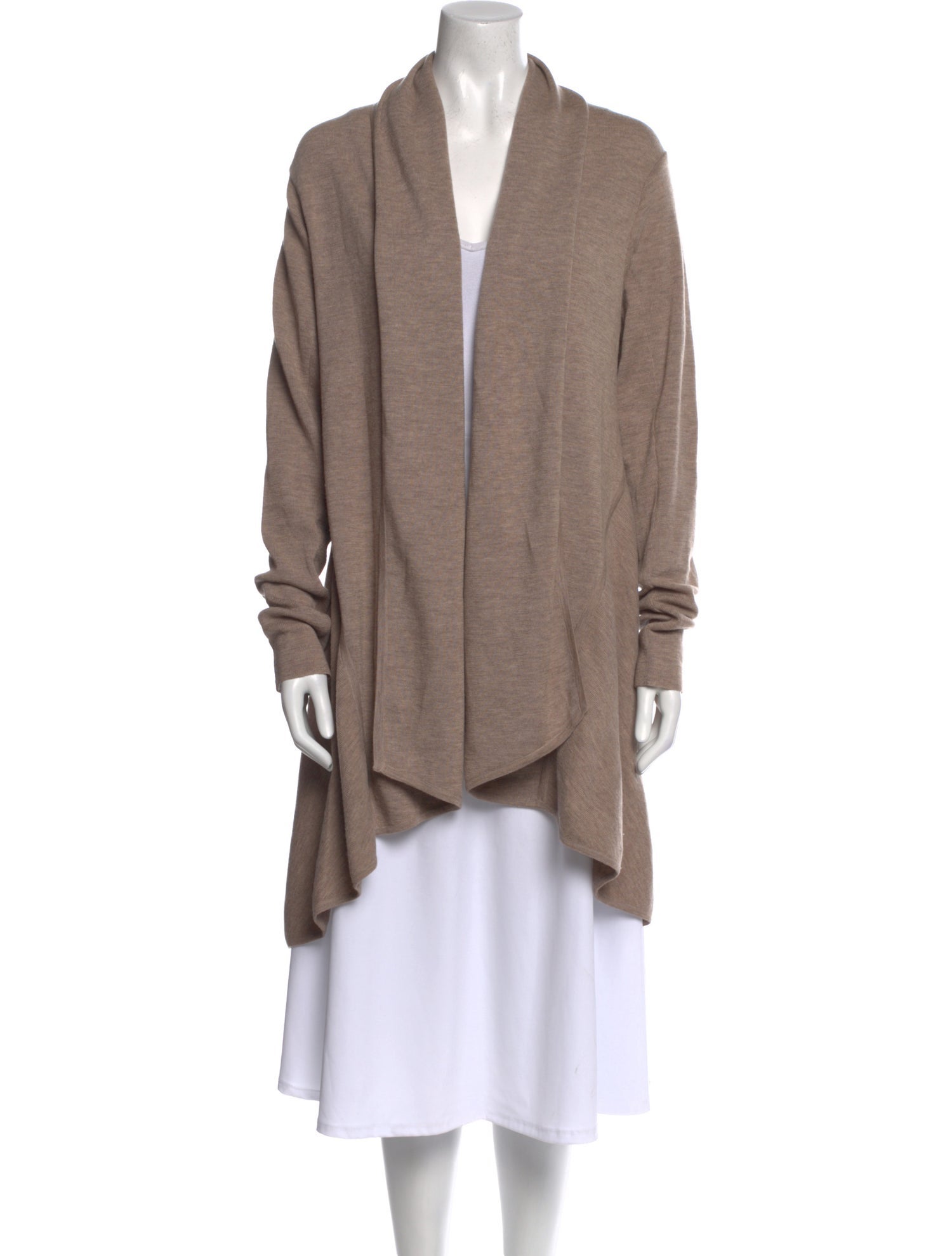 Jarbo Merino Wool Open Front Sweater