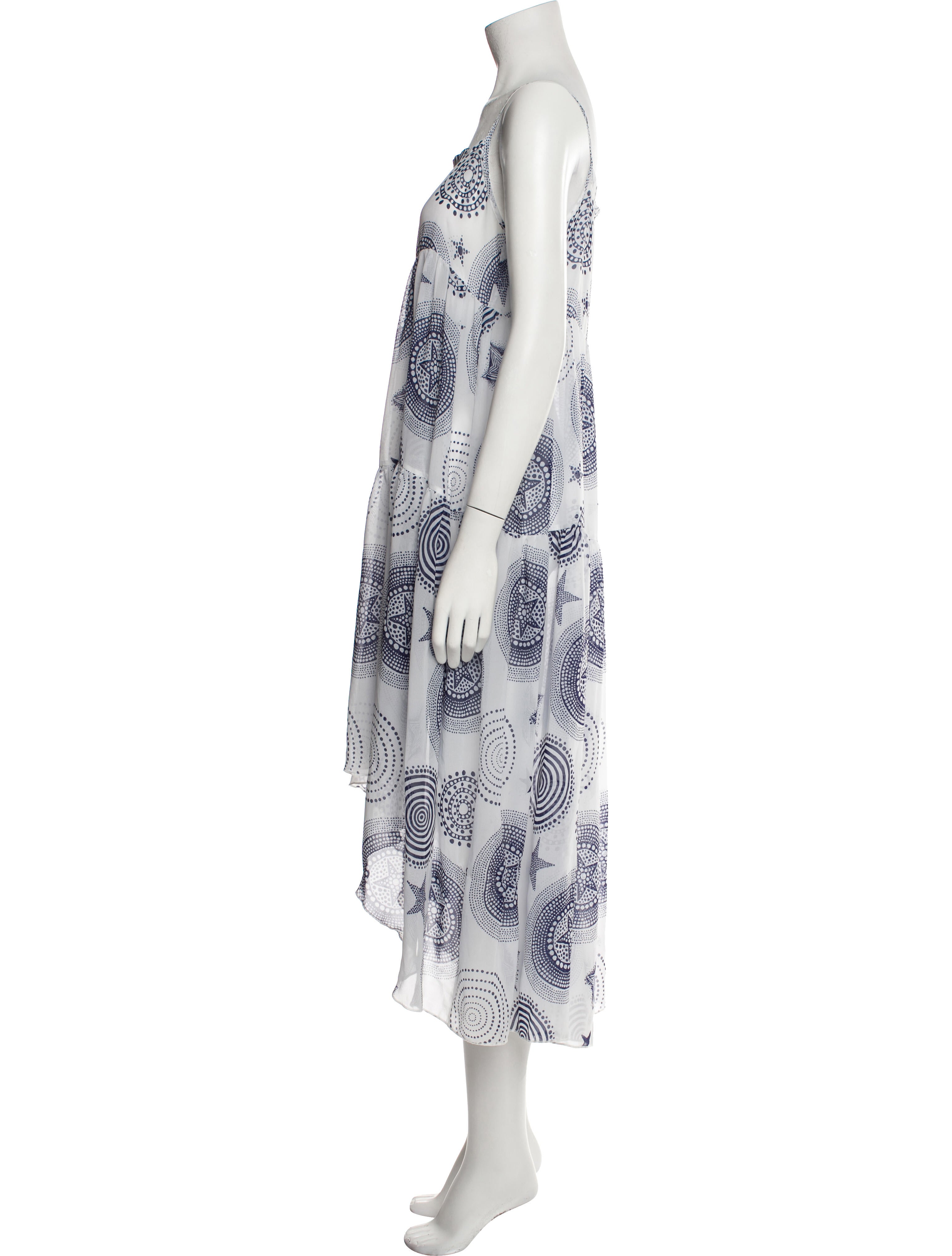 Junior Gaultier Floral Print Midi Length Dress