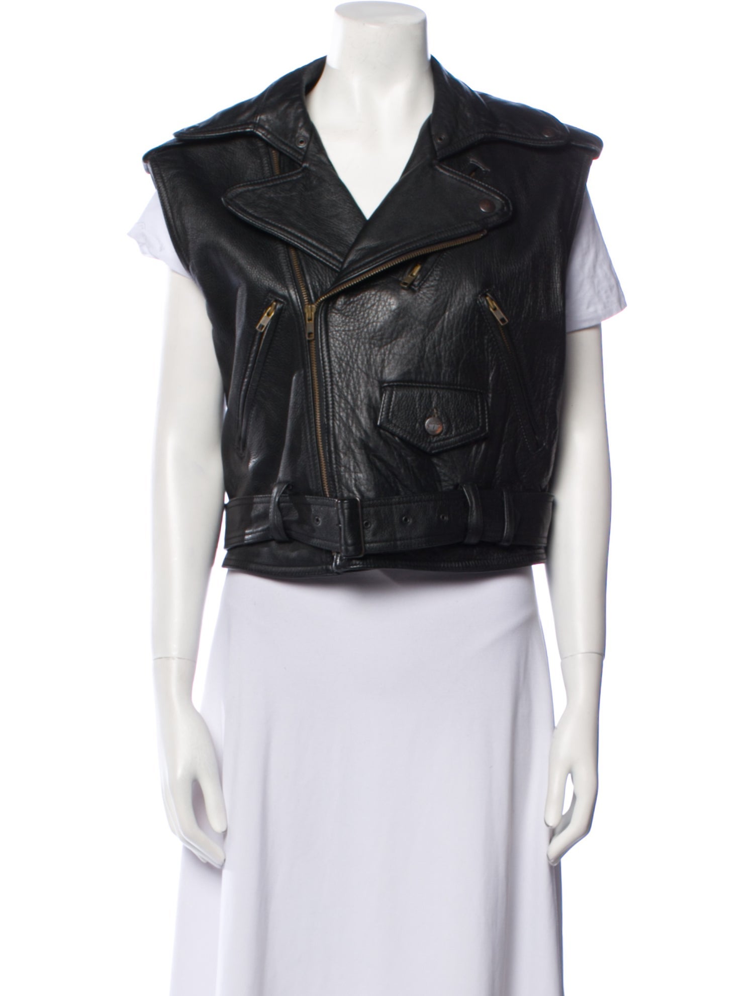 Junior Gaultier Vintage Leather Vest