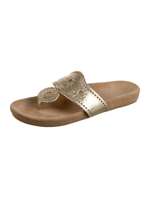 Jack Rogers Leather Slides