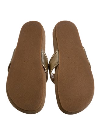 Jack Rogers Leather Slides
