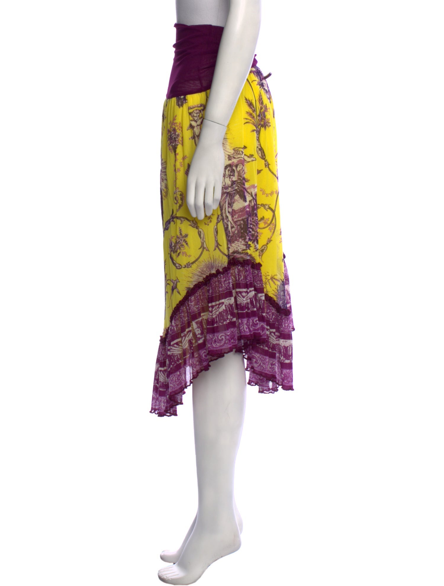 Jean Paul Gaultier Soleil Vintage Midi Length Skirt