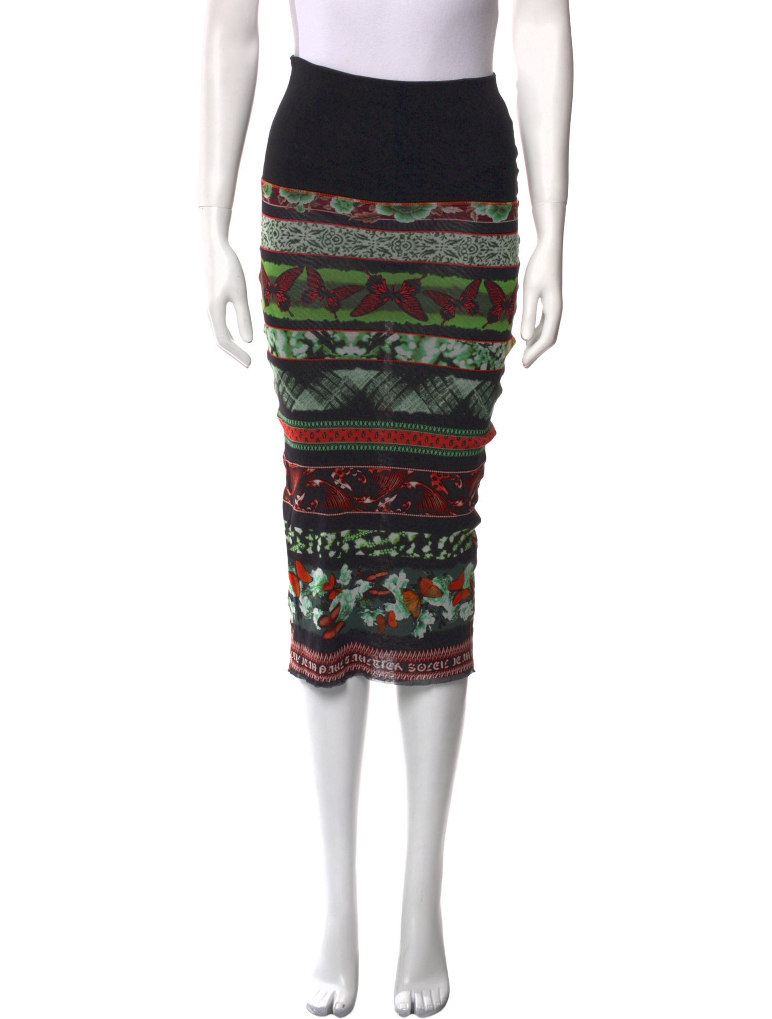 Jean Paul Gaultier Soleil Vintage Midi Length Skirt