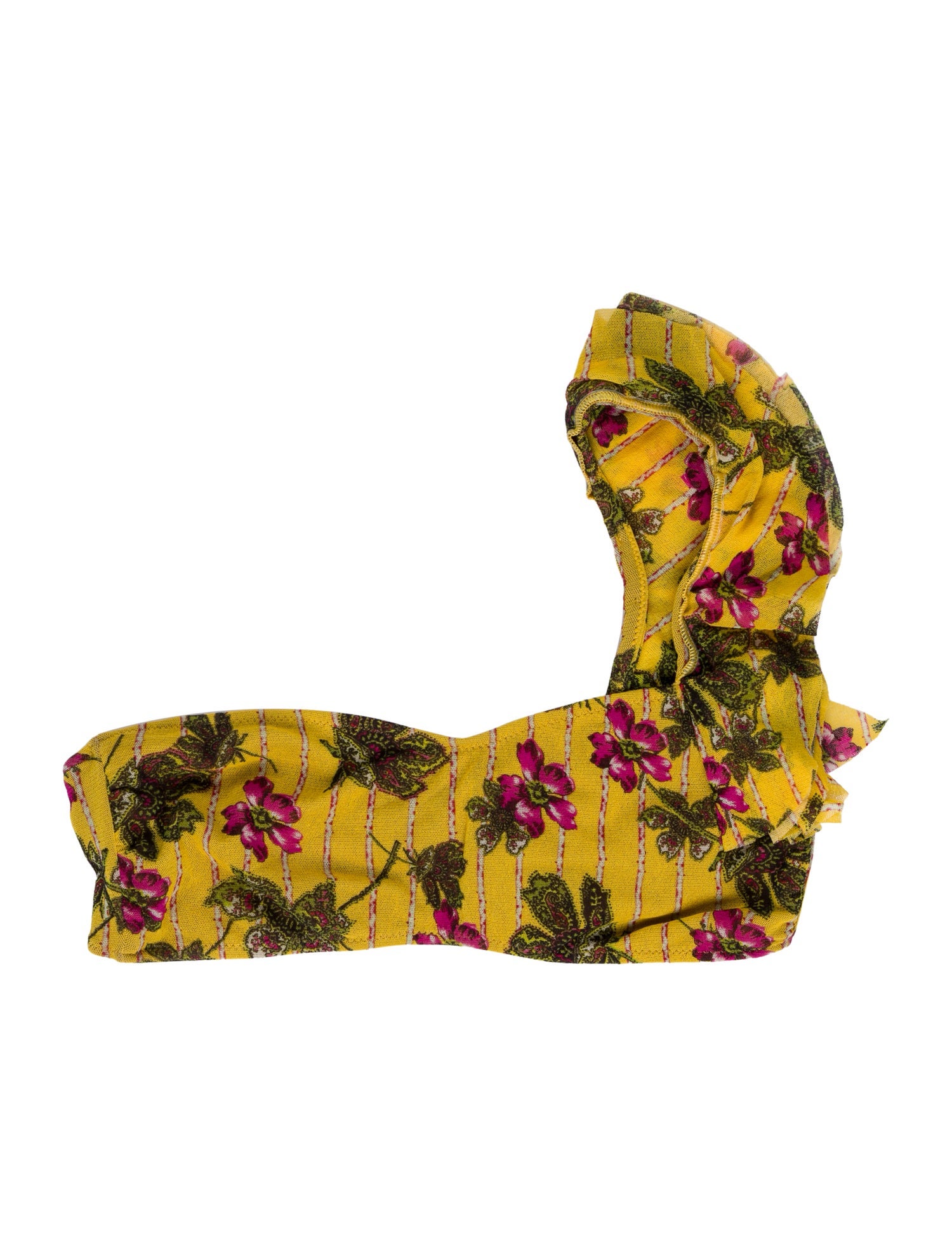 Jean Paul Gaultier Soleil Vintage Floral Print Top