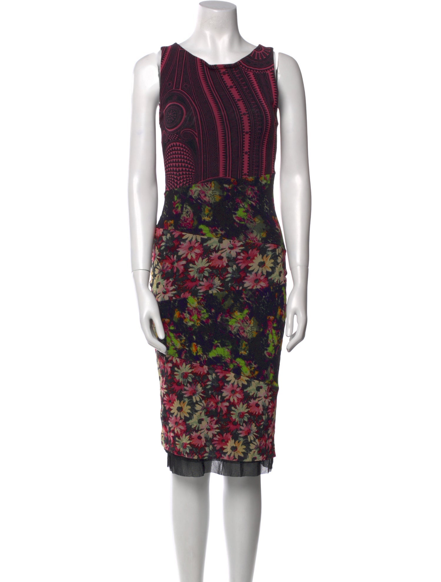 Jean Paul Gaultier Soleil Vintage Midi Length Dress