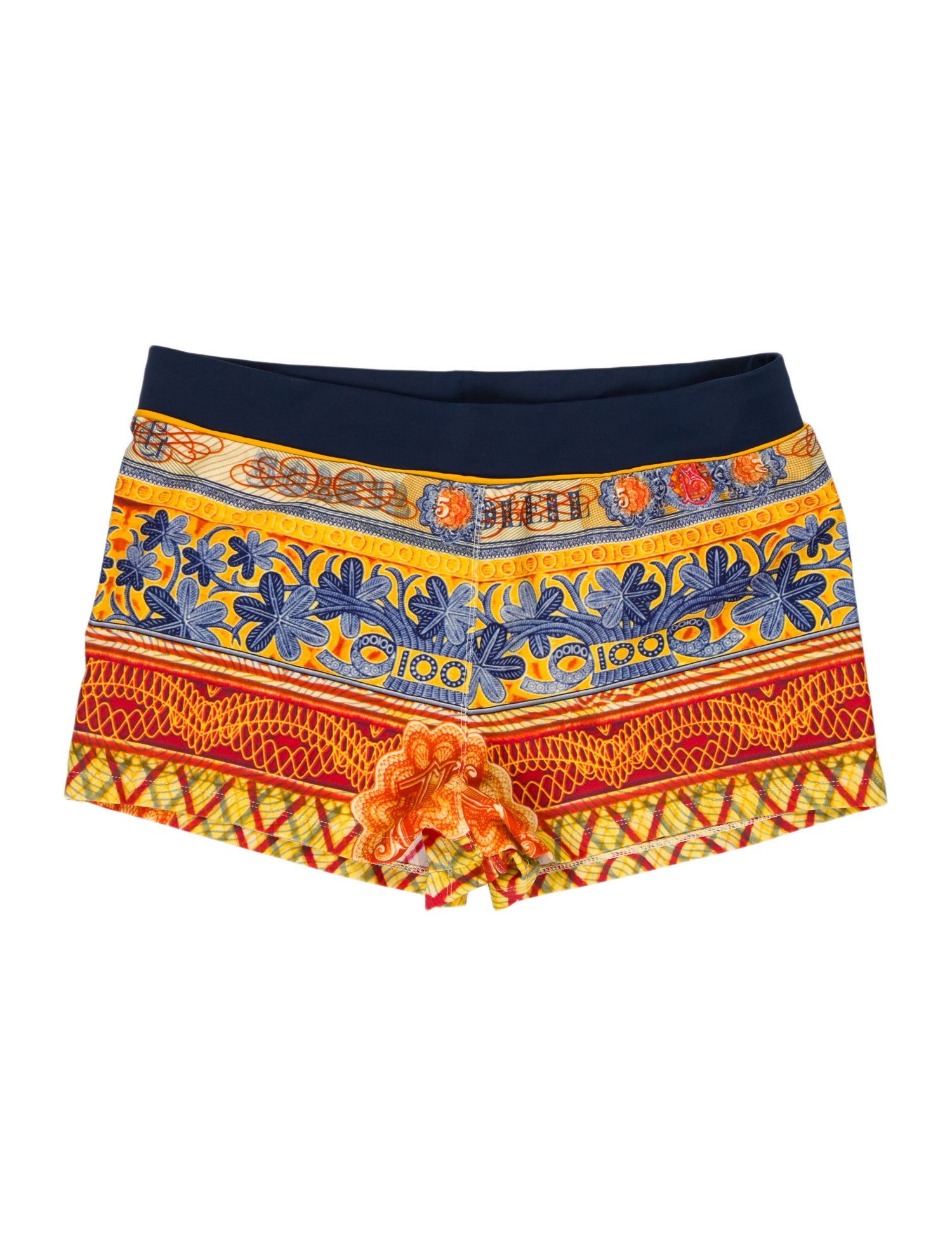 Jean Paul Gaultier Soleil Printed Swim Trunks