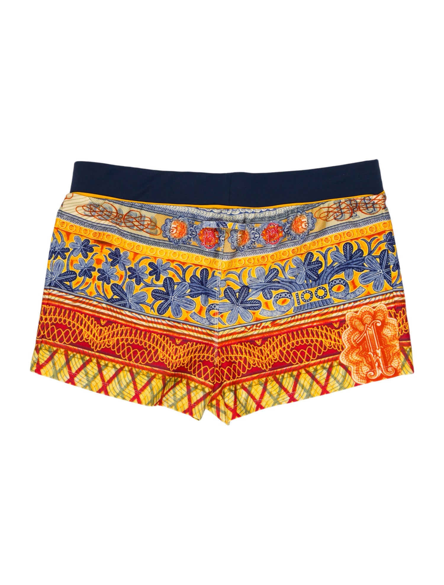 Jean Paul Gaultier Soleil Printed Swim Trunks