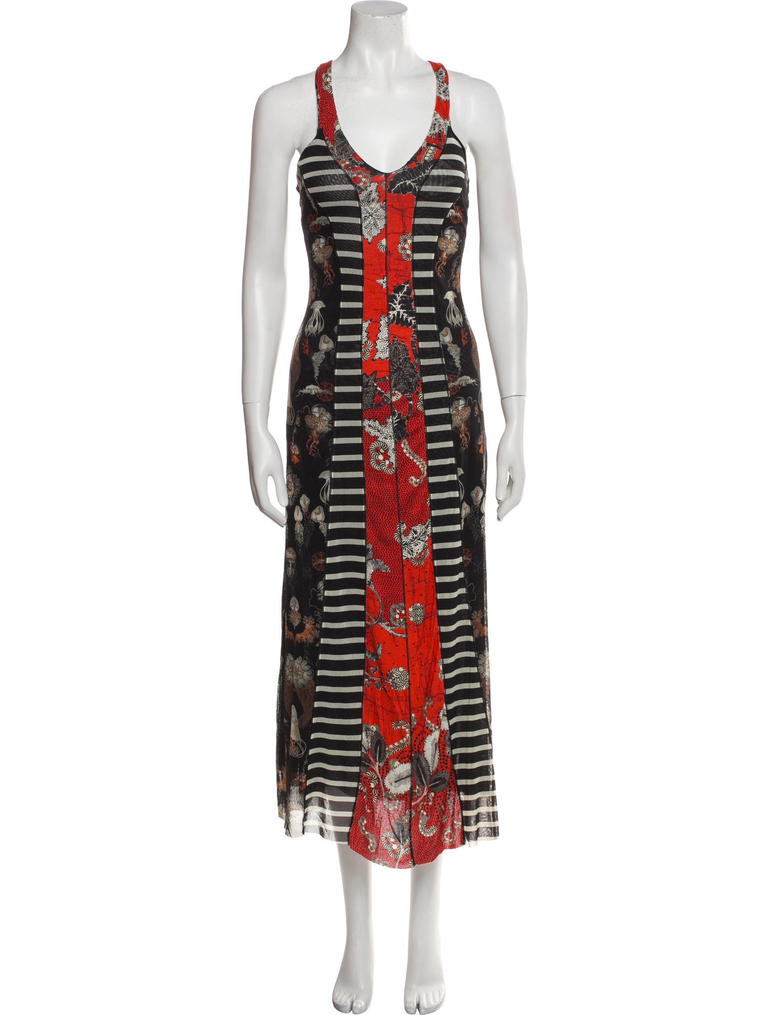 Jean Paul Gaultier Soleil Vintage Midi Length Dress