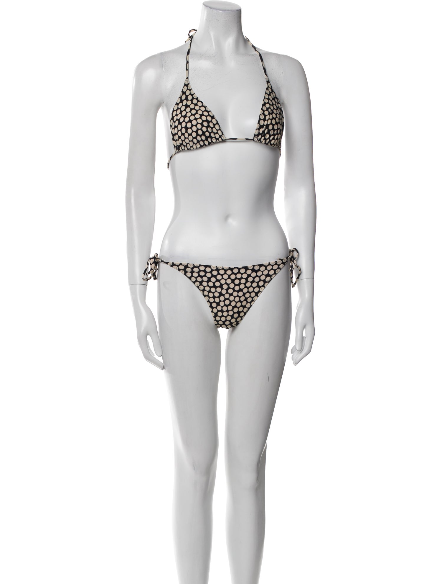 Jean Paul Gaultier Soleil Polka Dot Print Bikini