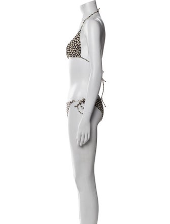 Jean Paul Gaultier Soleil Polka Dot Print Bikini