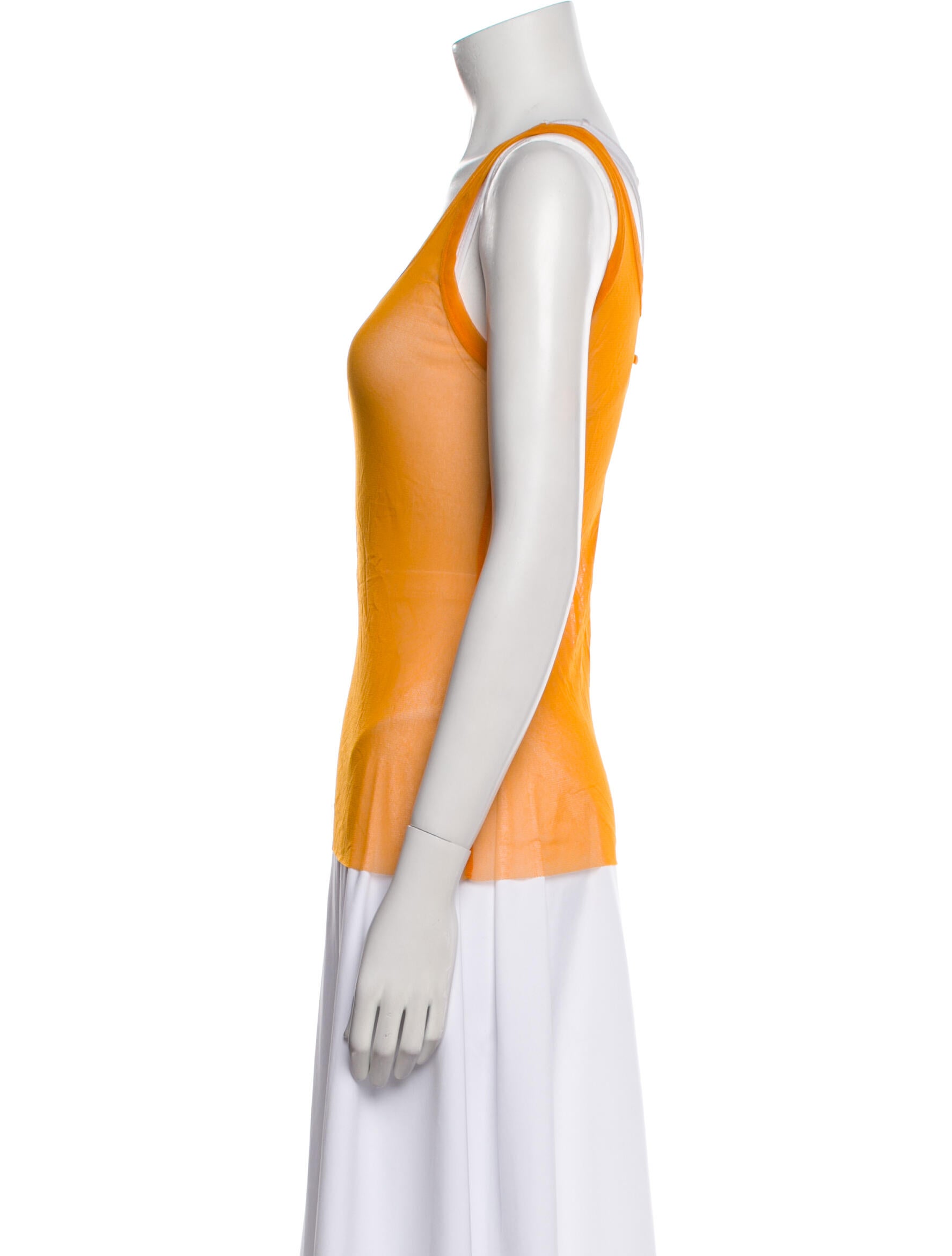 Jean Paul Gaultier Soleil Vintage Scoop Neck Top