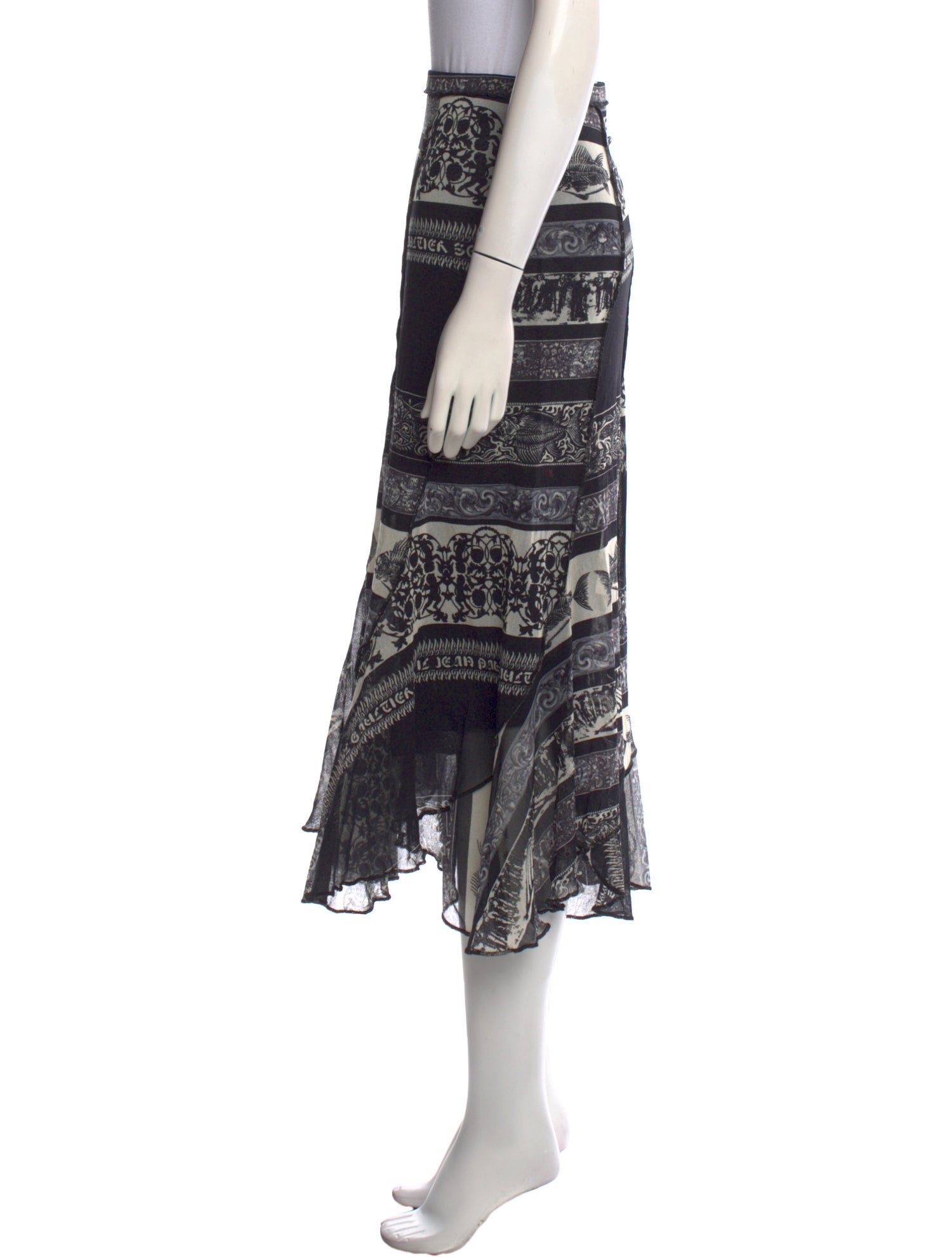 Jean Paul Gaultier Soleil Vintage Midi Length Skirt w/ Tags