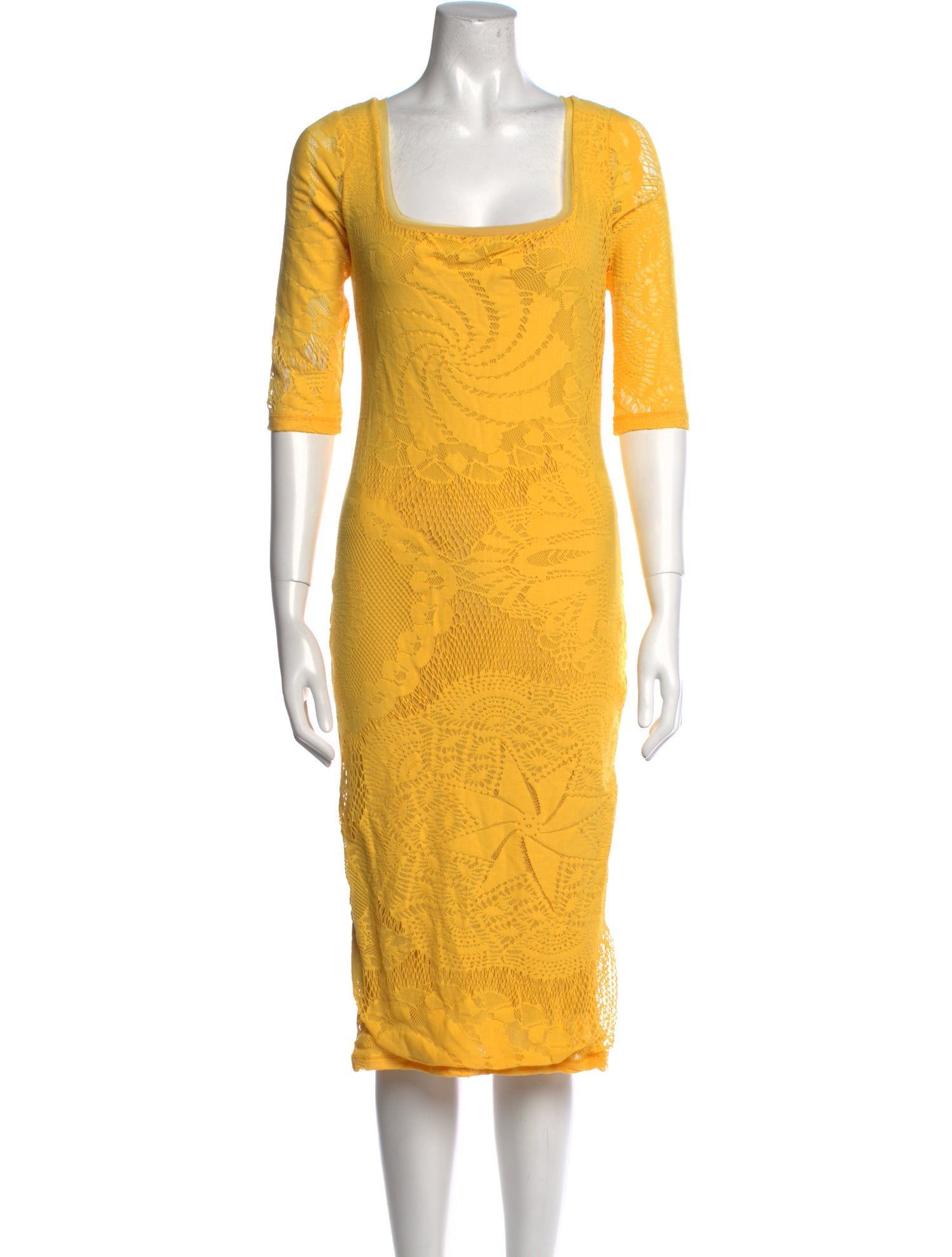 Jean Paul Gaultier Soleil Vintage Midi Length Dress - Yellow Dresses, Clothing - WJS30078 | The RealReal Jean Paul Gaultier Soleil Vintage Midi Length Dress - Yellow Dresses, Clothing - WJS30078 | The RealReal