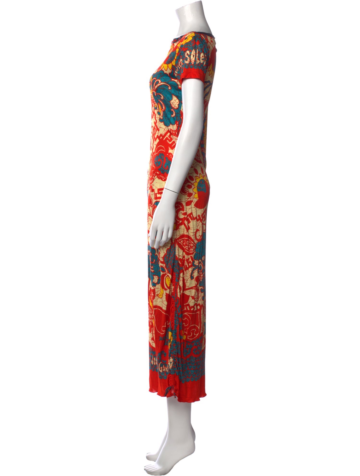 Jean Paul Gaultier Soleil Vintage Long Dress - Red Dresses