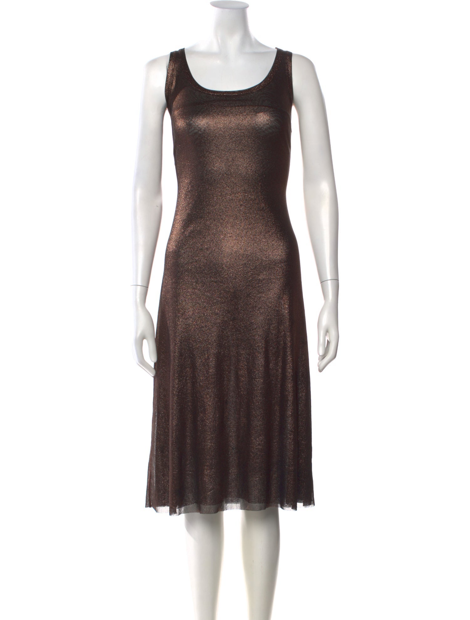 jean paul gaultier brown dress Vintage Midi Length Brown Warm Cotton Corduroy