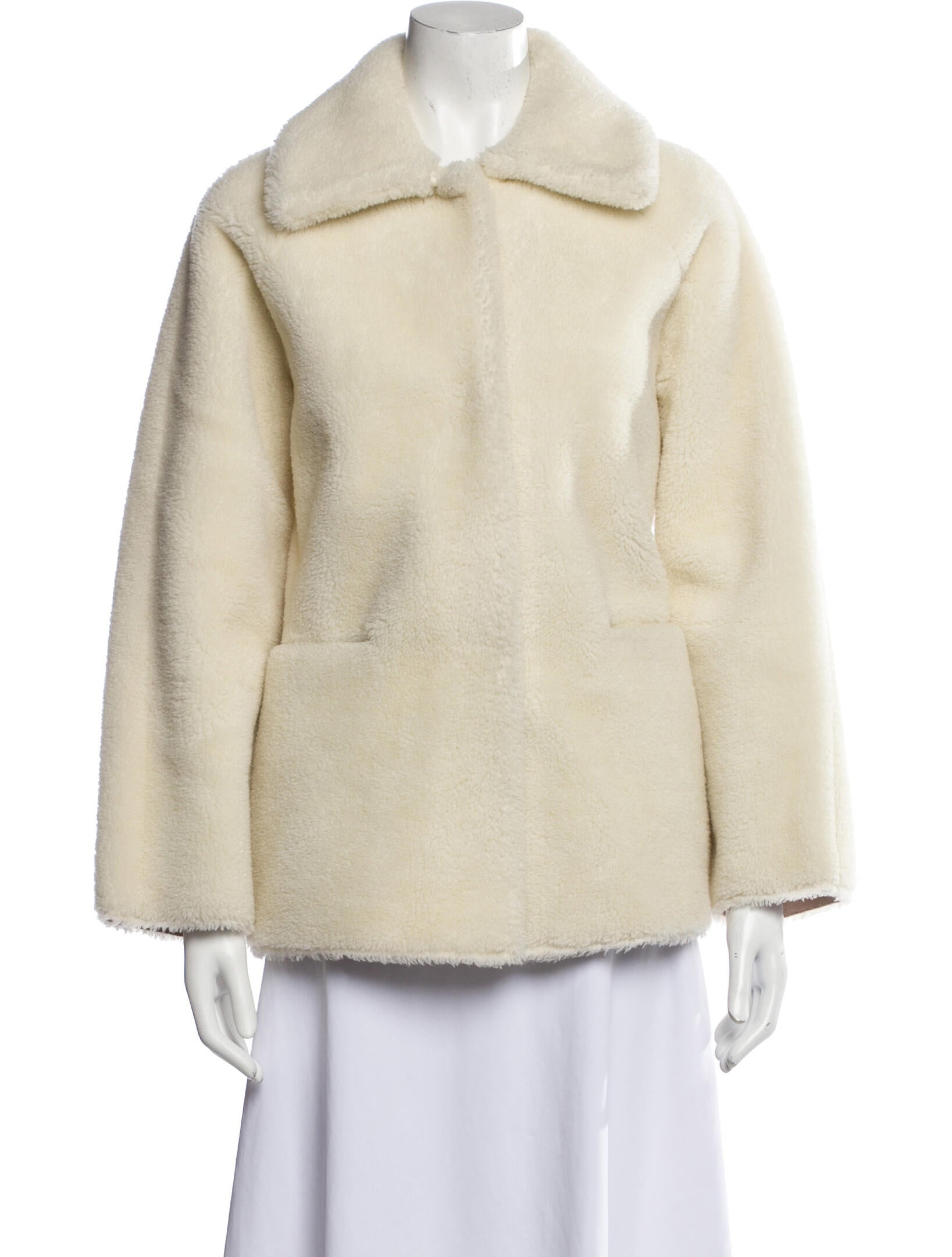 Jeana Sohn Wool Faux Fur Jacket