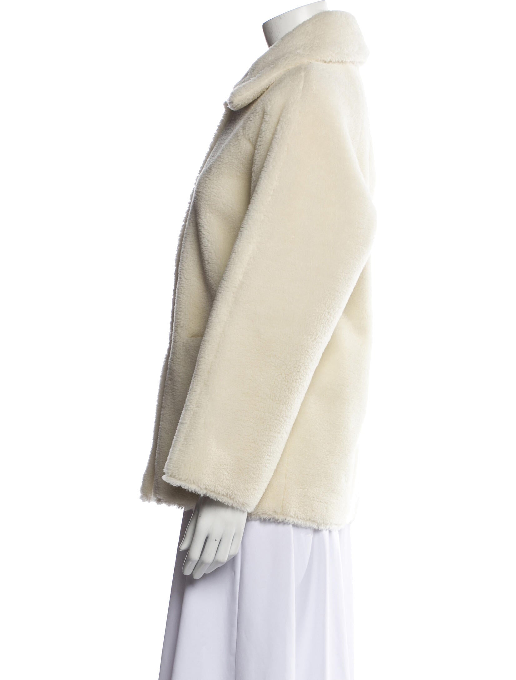 Jeana Sohn Wool Faux Fur Jacket