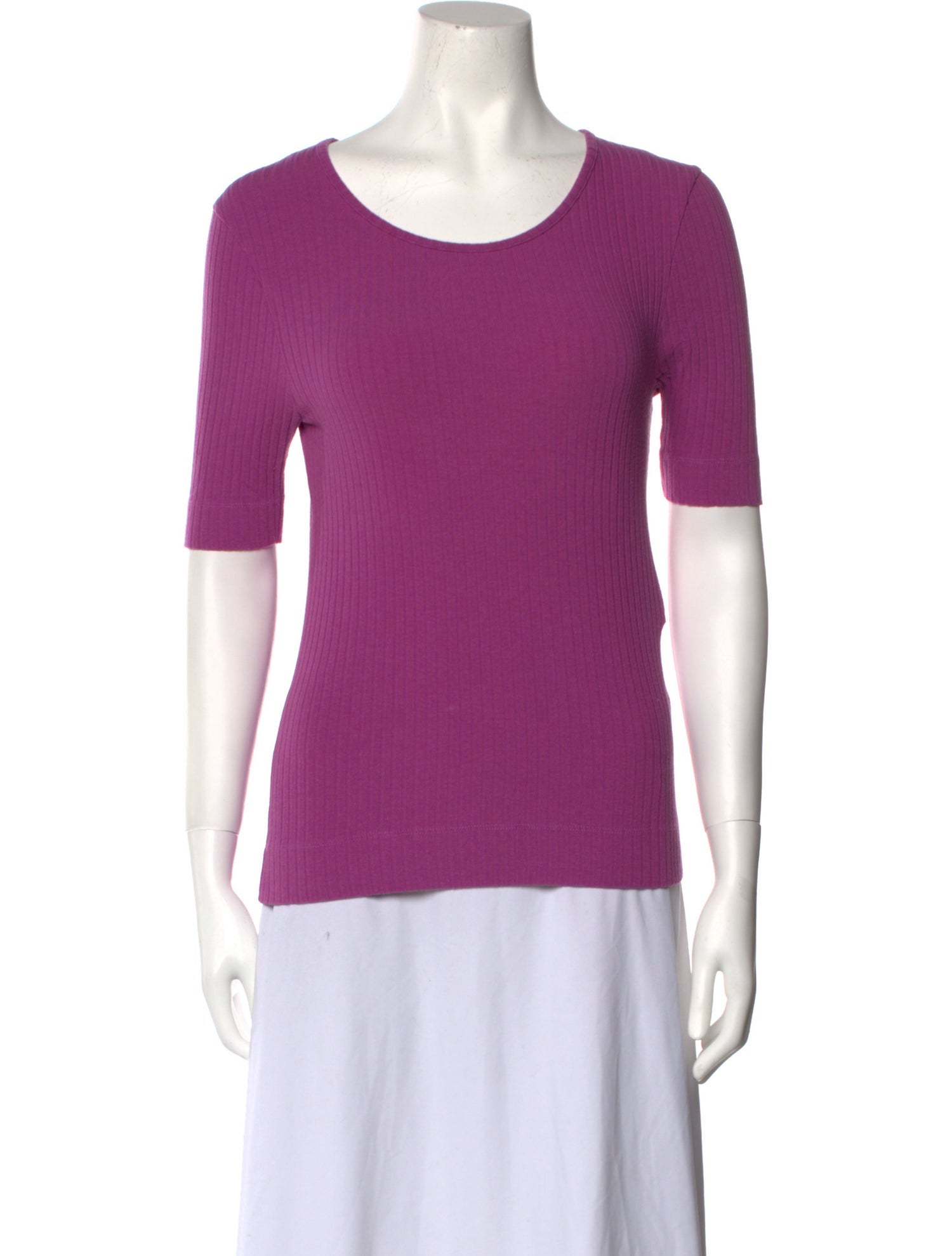 Jeana Sohn Scoop Neck Short Sleeve T-Shirt
