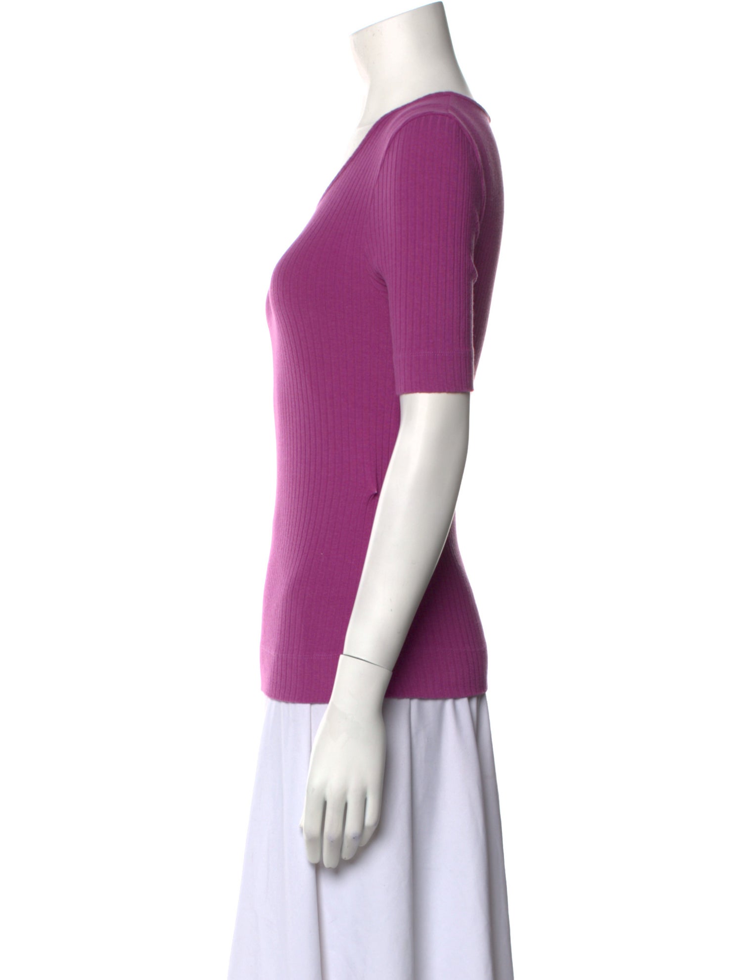 Jeana Sohn Scoop Neck Short Sleeve T-Shirt