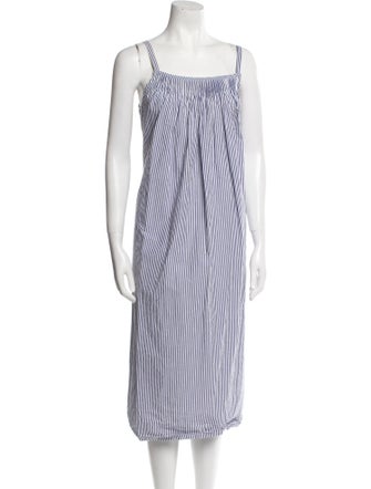 Jeana Sohn Striped Midi Length Dress