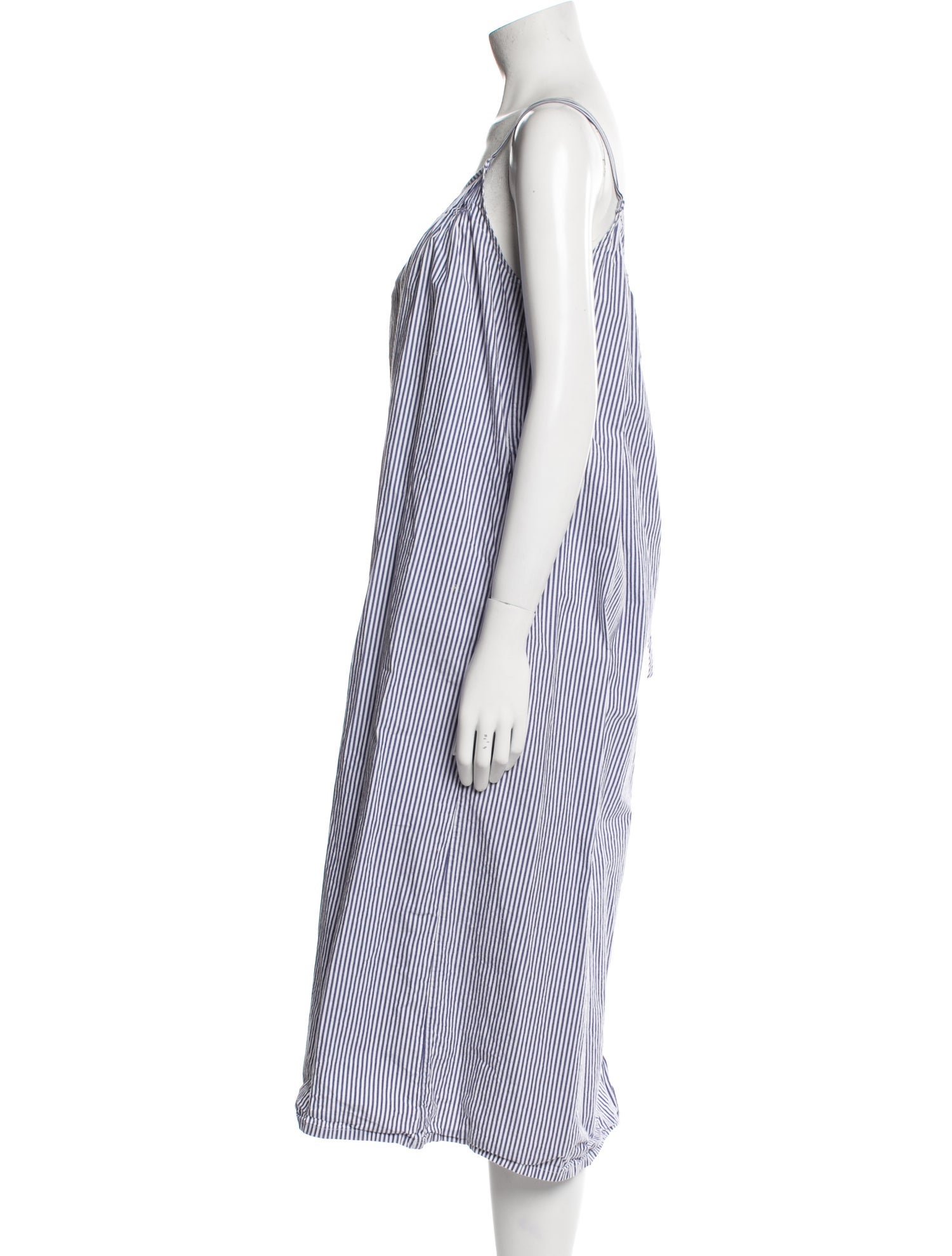 Jeana Sohn Striped Midi Length Dress