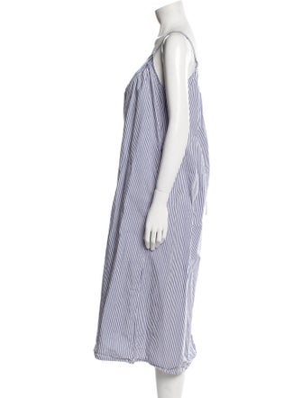 Jeana Sohn Striped Midi Length Dress