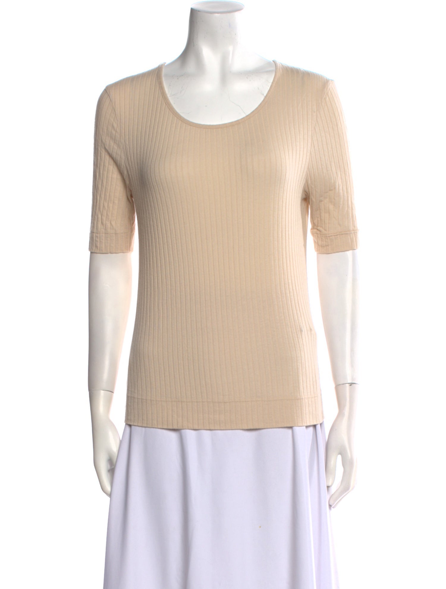 Jeana Sohn Scoop Neck Short Sleeve T-Shirt