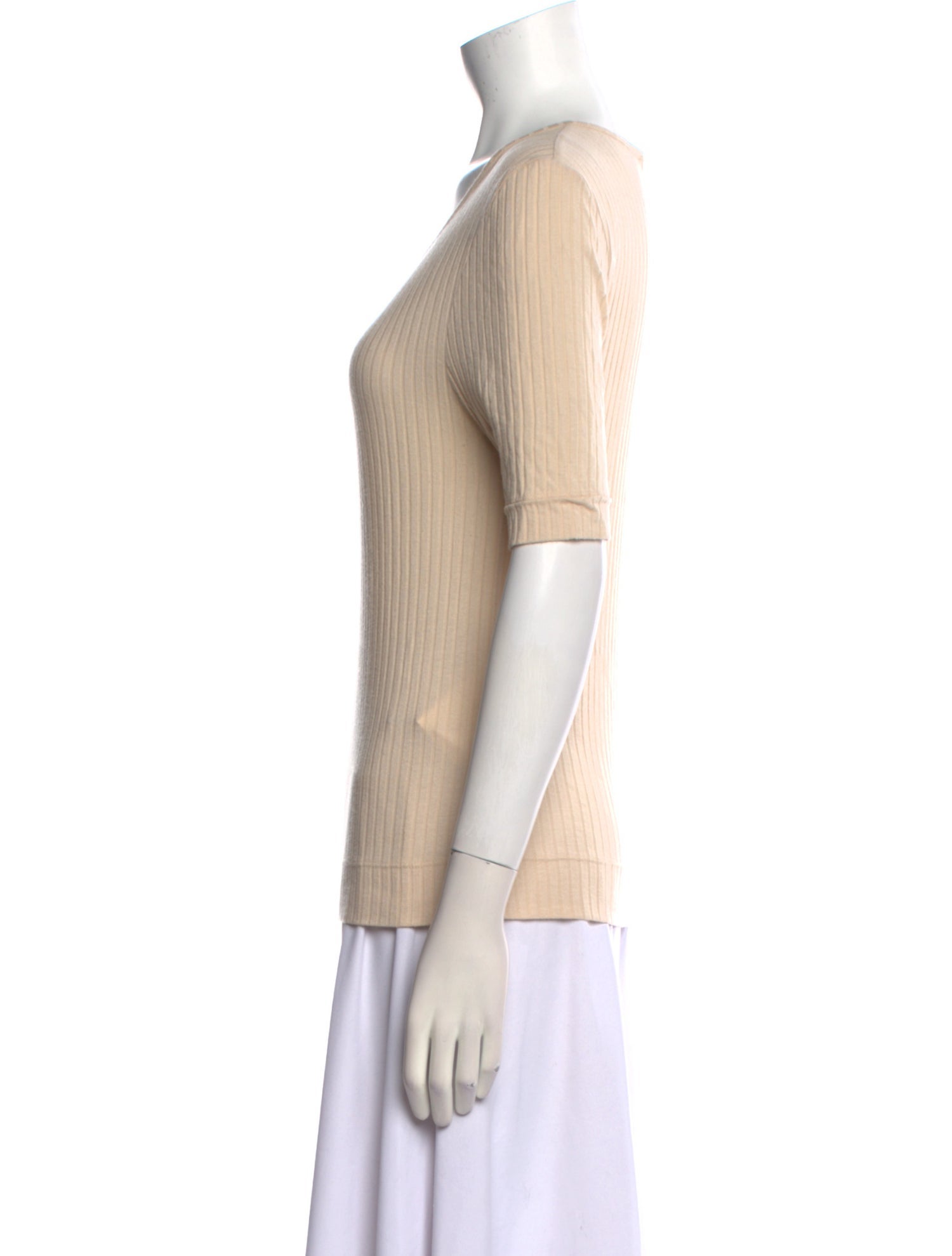 Jeana Sohn Scoop Neck Short Sleeve T-Shirt