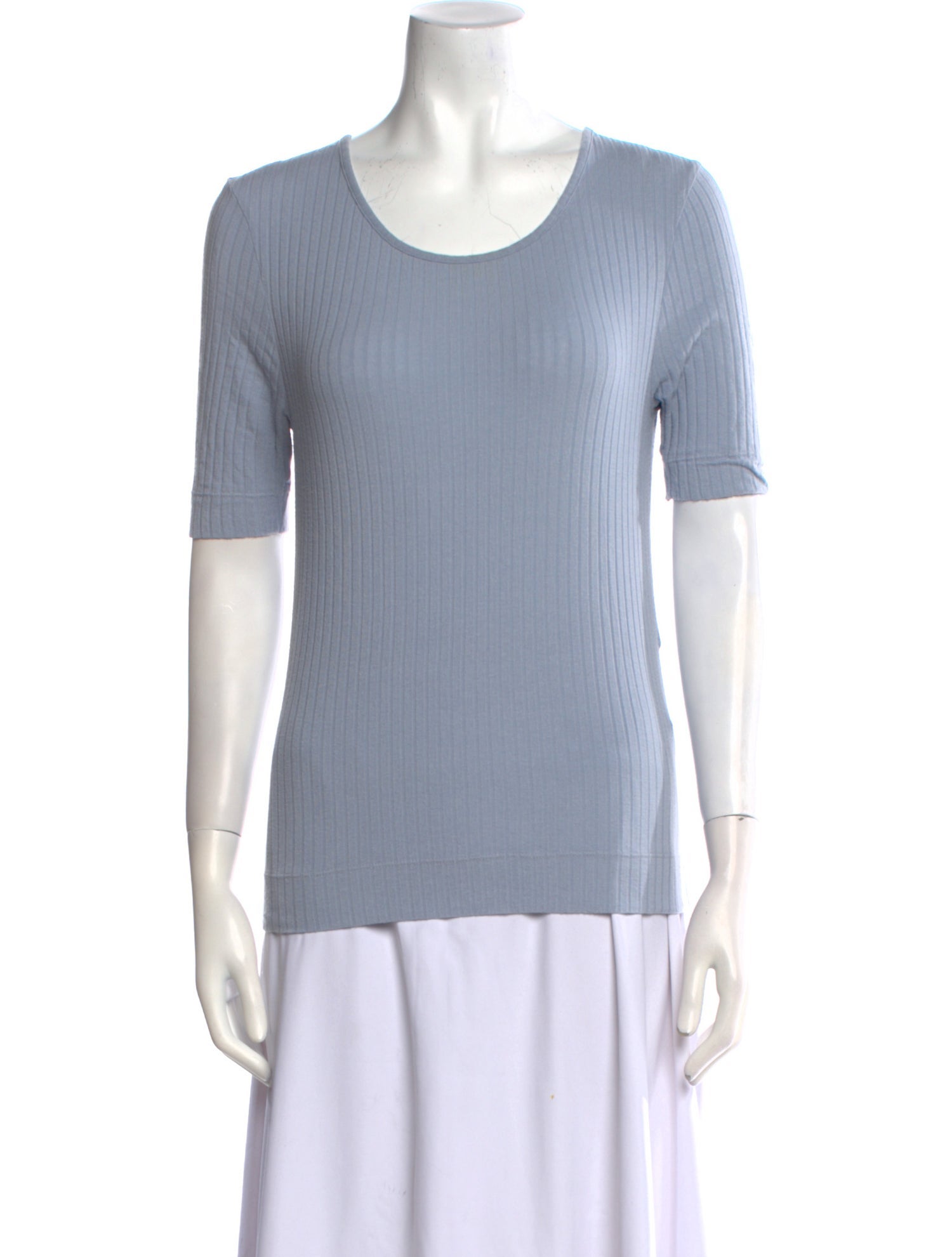 Jeana Sohn Scoop Neck Short Sleeve T-Shirt