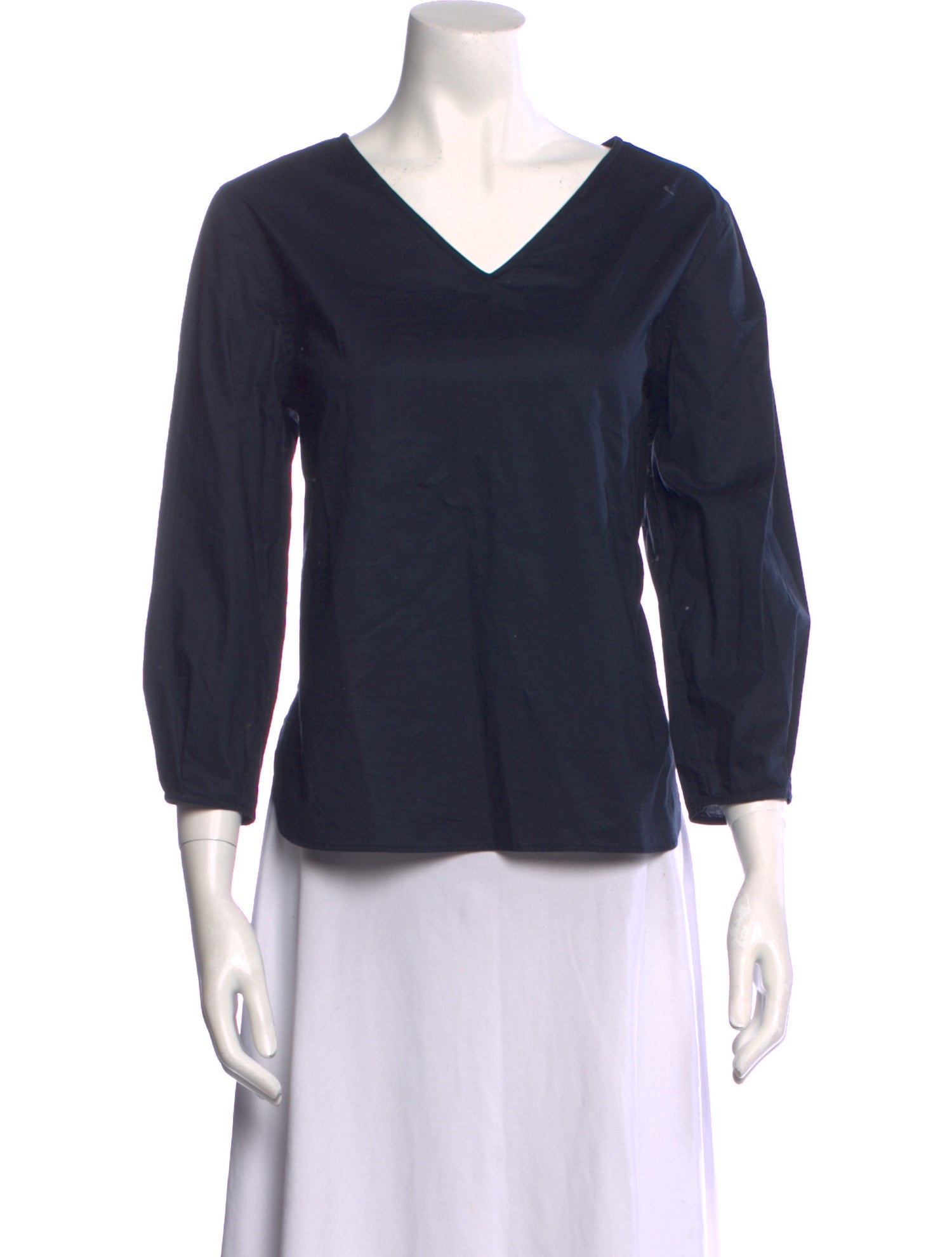 Jeana Sohn V-Neck Three-Quarter Sleeve Top