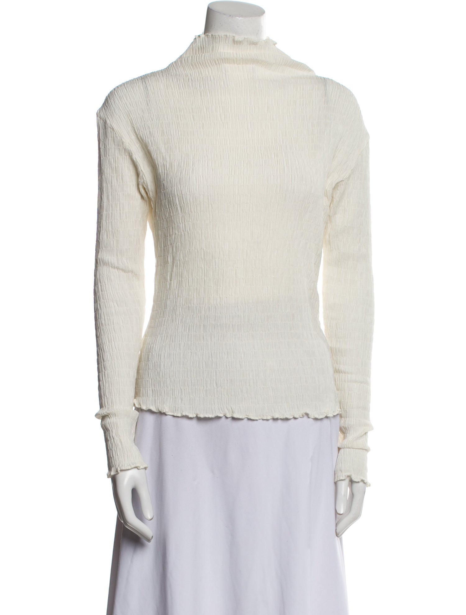 Jeana Sohn Turtleneck Long Sleeve Top