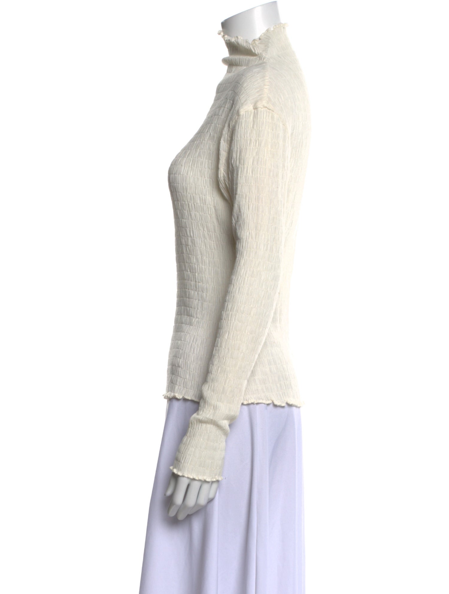 Jeana Sohn Turtleneck Long Sleeve Top